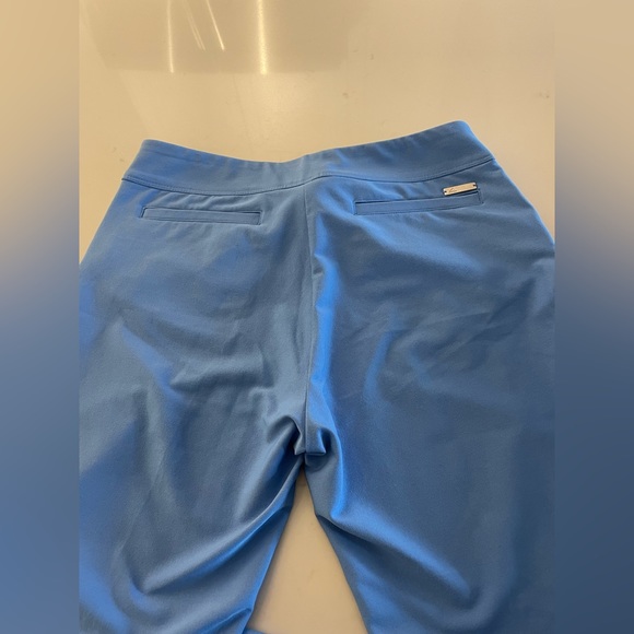 Ladies adidas blue cropped golf pants - Picture 4 of 5
